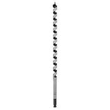 Irwin 3043008 Auger Drill Bit, 11/16 in Dia, 17 in OAL, Twist Flute, 1-Flute, 7/16 in Dia Shank