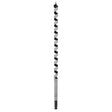 Irwin 3043008 Auger Drill Bit, 11/16 in Dia, 17 in OAL, Twist Flute, 1-Flute, 7/16 in Dia Shank