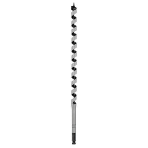 Irwin 3043008 Auger Drill Bit, 11/16 in Dia, 17 in OAL, Twist Flute, 1-Flute, 7/16 in Dia Shank