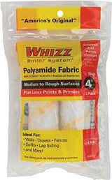 Whizz 54011 Roller Cover, 1/2 in Thick Nap, 4 in L, Polyamide Cover, 2/PK