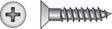 HILLMAN No. 6 X 3/4 in. L Phillips Zinc-Plated Coarse Wood Screws 100 pk