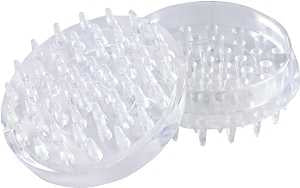 Shepherd Hardware 9082 Caster Cup, Round, 1-7/8 in Dimensions, Plastic, Clear, 4/PK, Pack of 6