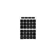 Blue Sea 4215 Waterproof Square Format Label Kit, 60 Label DC Set
