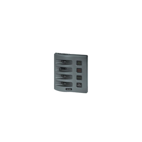 Weather Deck Fuse Panel 4 Pos Gray