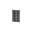Blue Sea Systems 4306 WeatherDeck 12V DC 6 Position Waterproof Fuse Panel, Gray