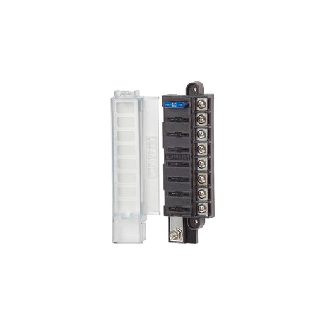 Blue Sea Systems ST Blade Compact Fuse Block - Common Source, 8 Circuits