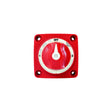 Blue Sea 6008 Battery Switch Mini 3-Position w/Knob, Red