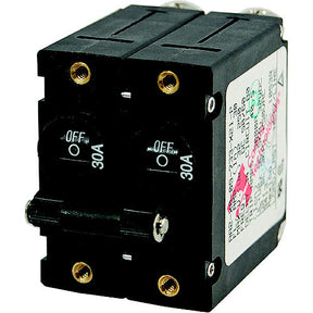 Blue Sea Systems A-Series DC Double Pole Toggle Circuit Breaker
