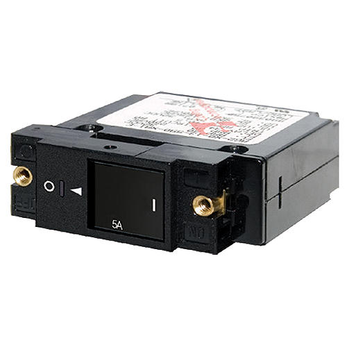 Blue Sea A-Series Flat Rocker Circuit Breaker, Single Pole Flat, 20 amps