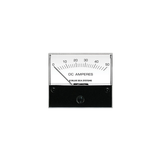 Blue Sea Systems 8022 DC Analog Ammeter - 0-50A With Shunt
