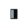 Blue Sea Systems 8053 Contura Water Resistant 12V DC 6 Position Panel, Gray