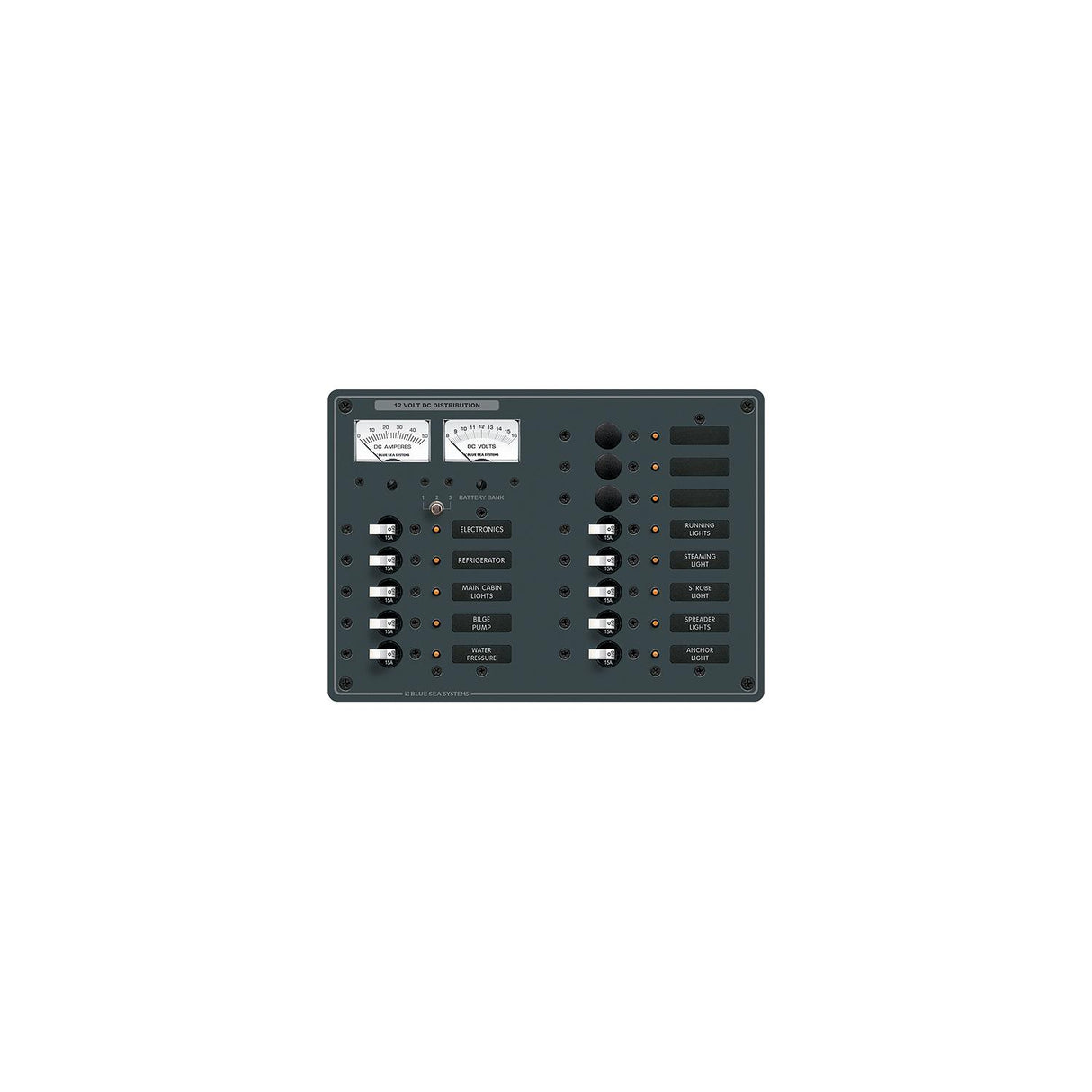 Blue Sea Systems 8068 DC 13 Position Circuit Breaker Panel