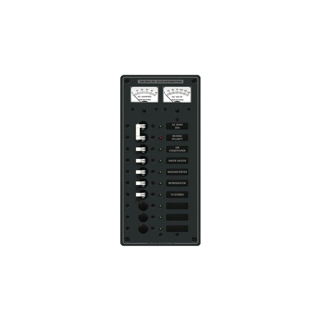 Blue Sea Systems 8074 AC Main + 8 Positions Circuit Breaker Panel