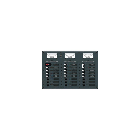 Blue Sea Systems 8084 AC Main + 6 Positions/DC Main + 15 Positions Circuit Breaker Panel