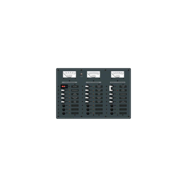 Blue Sea Systems 8084 AC Main + 6 Positions/DC Main + 15 Positions Circuit Breaker Panel