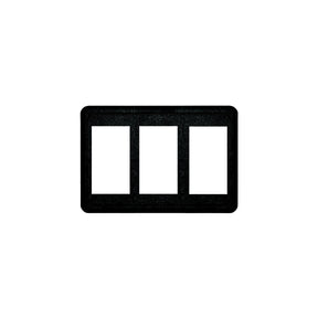 PANEL V-SERIES 3 POS. BLACK