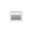 Blue Sea Systems Contura Water Resistant 12V DC 4 Position Circuit Breaker Panel