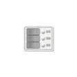 Blue Sea Systems Contura Water Resistant 12V DC 3 Position Circuit Breaker Panel