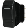 Blue Sea 8285 Water Resistant Contura III Switch, Black, (On)-Off-(On)