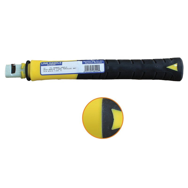 Link Handles 65725 Hammer Handle, 15 in L, Fiberglass, For: Engineer's or Blacksmith's Hammers