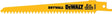 DEWALT DW4851 Reciprocating Saw Blade, 3/4 in W, 6 in L, 6 TPI