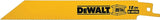 DEWALT DW4811-2 Reciprocating Saw Blade, 3/4 in W, 6 in L, 18 TPI