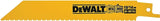 DEWALT DW4845-2 Reciprocating Saw Blade, 6 in L, 10/14 TPI