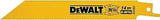 DEWALT DW4808 Reciprocating Saw Blade, Applicable Materials: Angle Iron, Fiberglass, Metal, Rubber, 3/4 in W, 6 in L