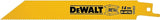 DEWALT DW4808 Reciprocating Saw Blade, Applicable Materials: Angle Iron, Fiberglass, Metal, Rubber, 3/4 in W, 6 in L