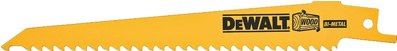 DEWALT DW4846 Reciprocating Saw Blade, 3/4 in W, 8 in L, 10/14 TPI