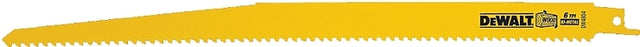 DEWALT DW4804-2 Reciprocating Saw Blade, 3/4 in W, 12 in L, 6 TPI, Bi-Metal Cutting Edge