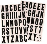 Hy-Ko MM-7L Packaged Letter Set, 7.72 in W x 11.66 in H Dimensions, 1-3/4 in H Character, Black Character, Vinyl