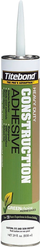 Titebond 7472 Construction Adhesive, Beige, 28 oz, Cartridge