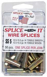 New Farm SS5 Wire Splice, For: 12.5 to 15.5 ga Hi-Ten Smooth, Woven Fence