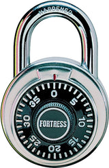 Master Lock 1850D Padlock, 1-7/8 in W Body, 5/16 in Dia Shackle, 3/4 in H Shackle, Steel Shackle, Stainless Steel Body