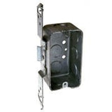 Raco HB-1-50-FB Handy Box, 1-Gang, 8-Knockout, 1/2 in Knockout, Steel, Gray, Galvanized, TS Bracket