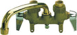 B & K 125-001 Laundry Faucet, 2-Faucet Handle, Brass, Chrome-Plated, Clamp Mounting