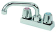 B & K 225-503 Laundry Faucet, 1.2 gpm, 2-Faucet Handle, Metal, Chrome-Plated