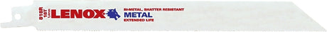 Lenox 20578818R Series Reciprocating Saw Blade, Applicable Materials: Metal, 3/4 in W, 8 in L, 18 TPI