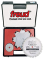 Freud SD508 Dado Blade Set, 8 in Dia, 5/8 in Arbor, 24-Teeth, Carbide Cutting Edge