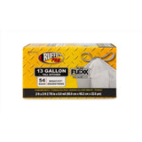 Ruffies Pro 13 gal Tall Kitchen Bags Drawstring 54 pk, Pack of 6