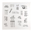 Kay Dee Cooks Kitchen Graphite Cotton Conversions & Equivalents Krinkle Flour Sack Towel 1 pk, Pack of 6