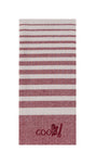 Kay Dee Cooks Kitchen Marsala Cotton Embroidered Tea Towel 1 pk, Pack of 6
