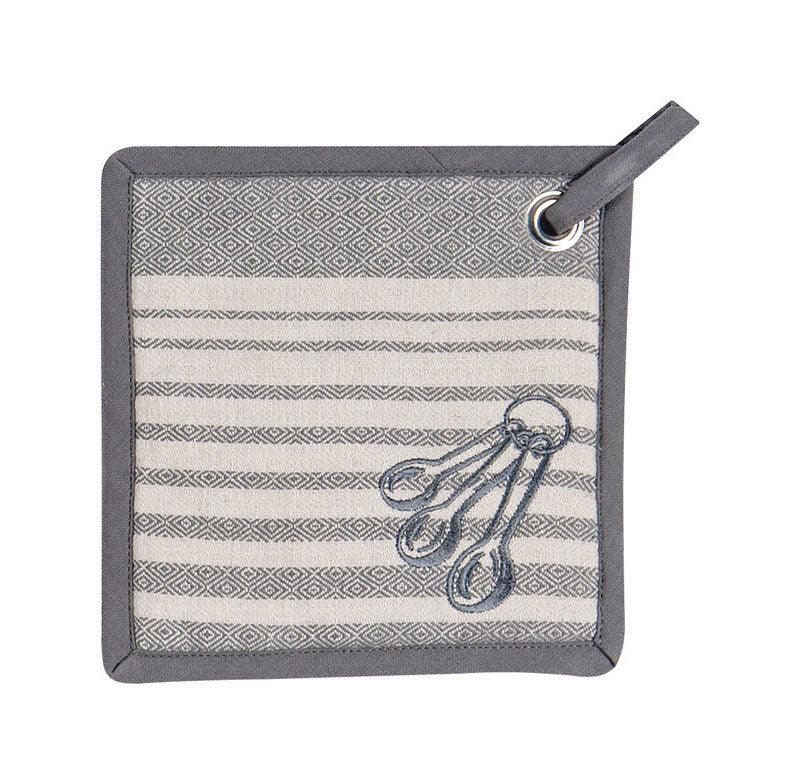 Kay Dee Graphite Cotton Pot Holder, Pack of 6
