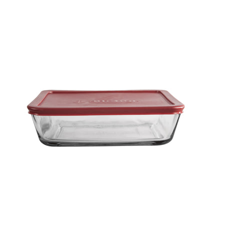 Anchor Hocking 6 cups Clear Food Storage Container 1 pk, Pack of 4