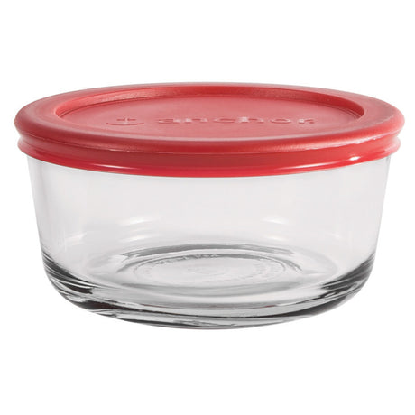 Anchor Hocking 2 cups Clear Food Storage Container 1 pk, Pack of 6