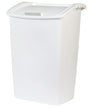 Rubbermaid 11.25 gal White Plastic Swing Out Wastebasket, Pack of 6