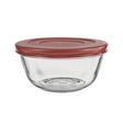 Anchor Hocking Mixing Bowl Clear/Red, Pack of 2