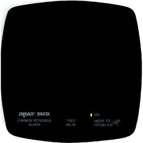 Fireboy CMD6MBRBR CMD-6 Carbon Monoxide Alarm, Battery Operated w/Internal Relay, Black