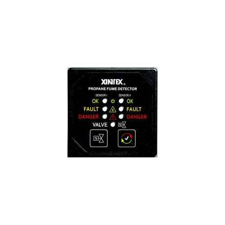 Fireboy-Xintex P2BSR Propane Fume Detector, Dual Channel w/Solenoid Valve Control &amp; 2 Sensors
